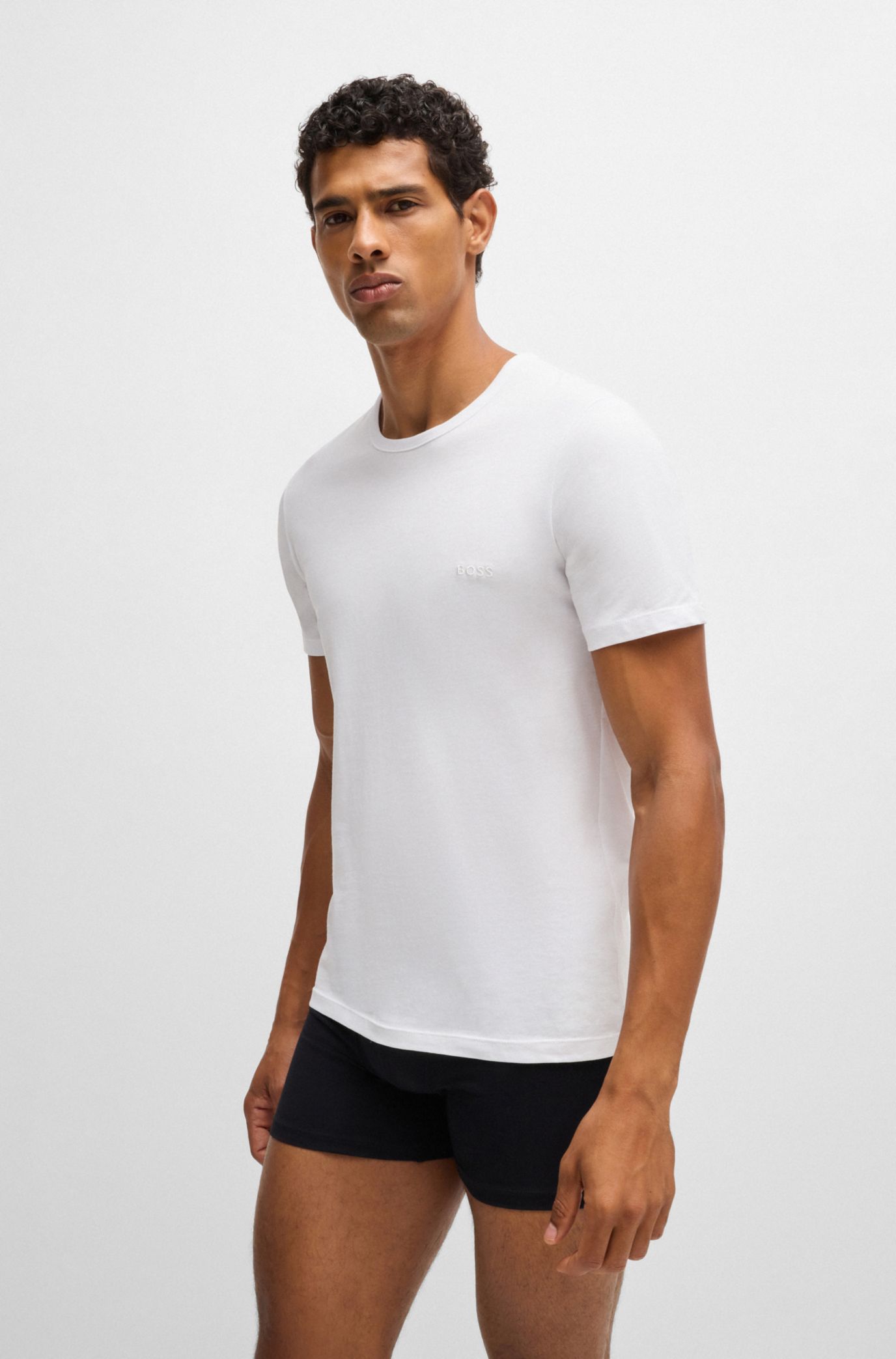 Mens black hugo boss t sale shirt