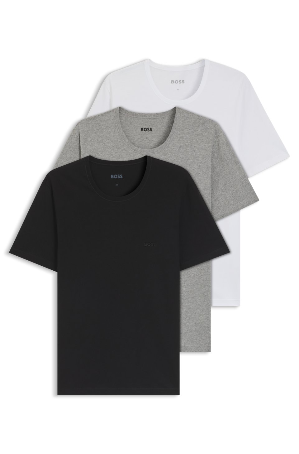 Three-pack cotton T-shirts