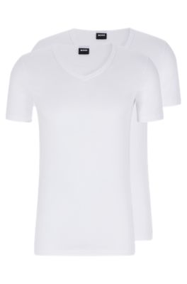 Plain white hugo shop boss t shirt