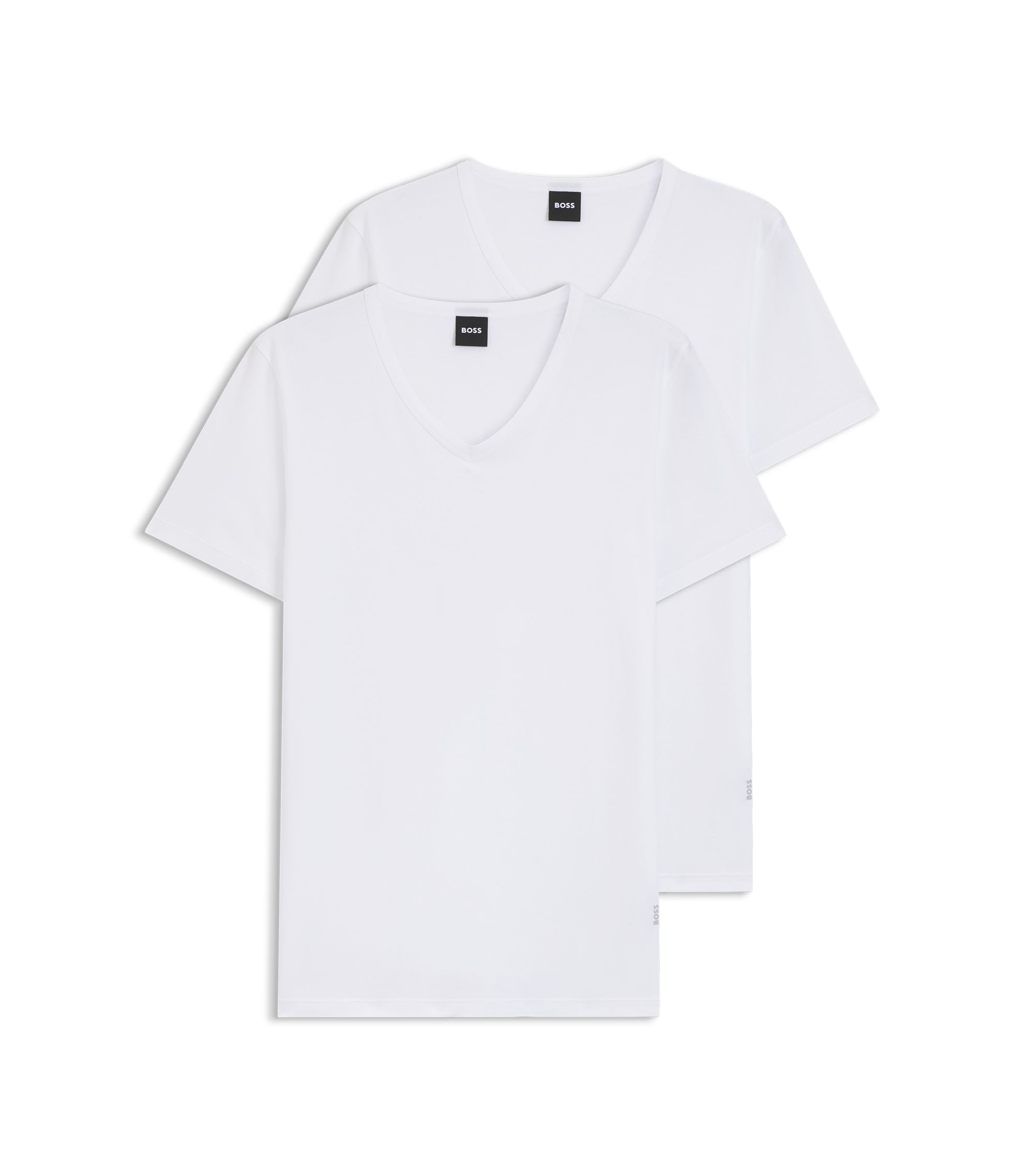 Zweier-Pack Slim-Fit T-Shirts aus Stretch-Baumwolle