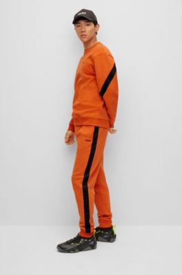 hugo boss tracksuit orange