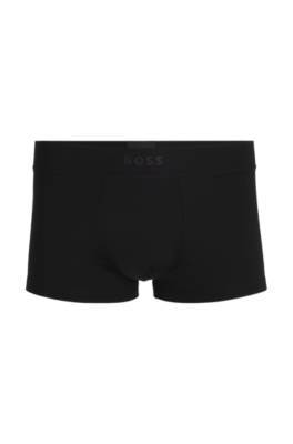 Stretch-jersey trunks with 3D logo 1