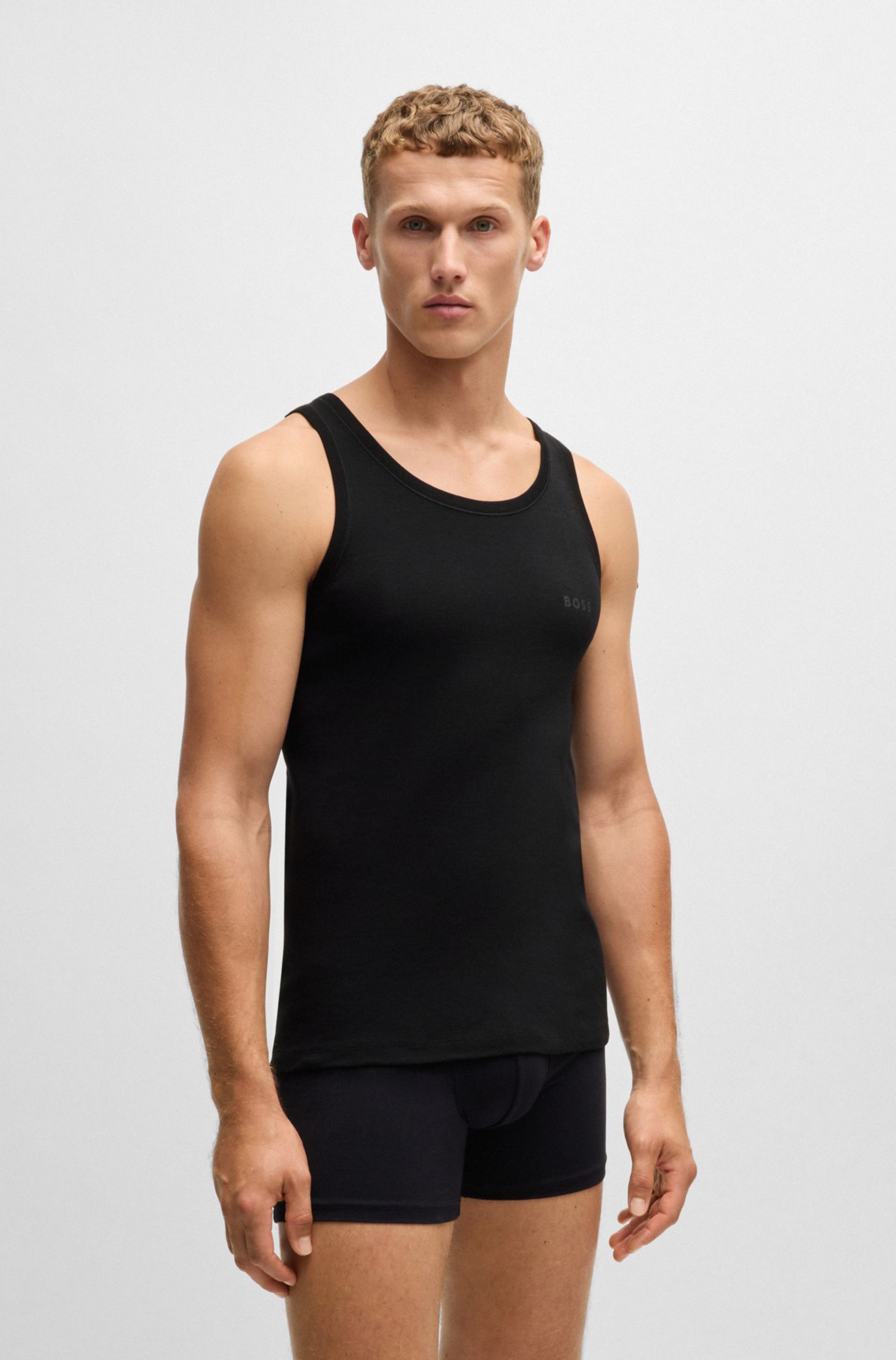 Mens hugo clearance boss vest tops