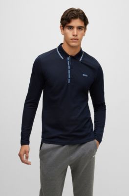 boss polo long sleeve