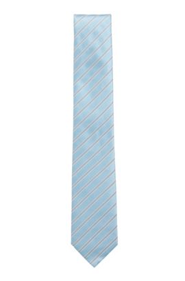 Hugo Boss Italian Silk Tie Gray Checkered plaid Skinny Tie Hugo Boss LOT 