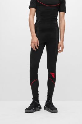 HUGO - Super-stretch leggings with 