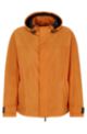 Porsche x BOSS water-repellent hooded jacket with collaborative branding, Light Orange