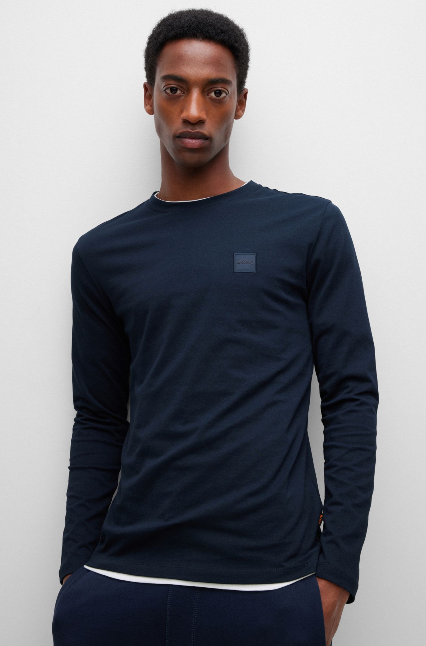 Hugo boss full sleeve t clearance shirts