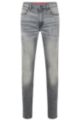 Extra Slim-Fit Jeans aus grauem Stretch-Denim, Grau