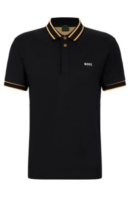 BOSS - slim fit de interlock con bordado logo