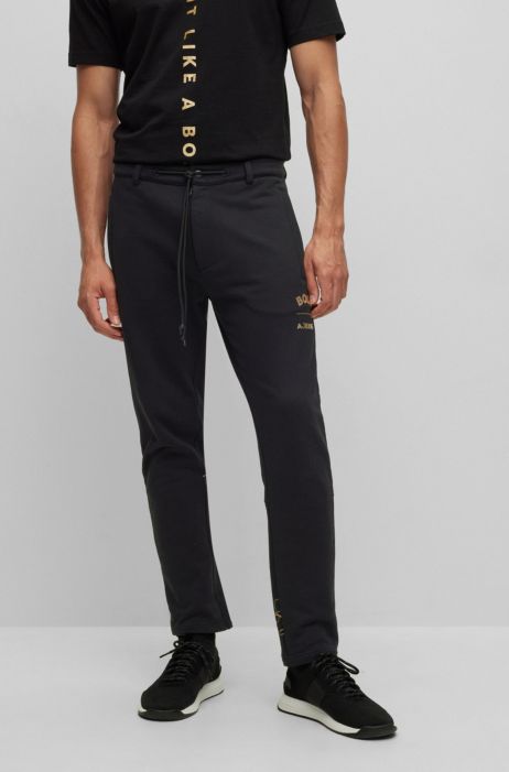 BOSS - BOSS x AJBXNG pantalones de chándal de orgánico con detalles de la