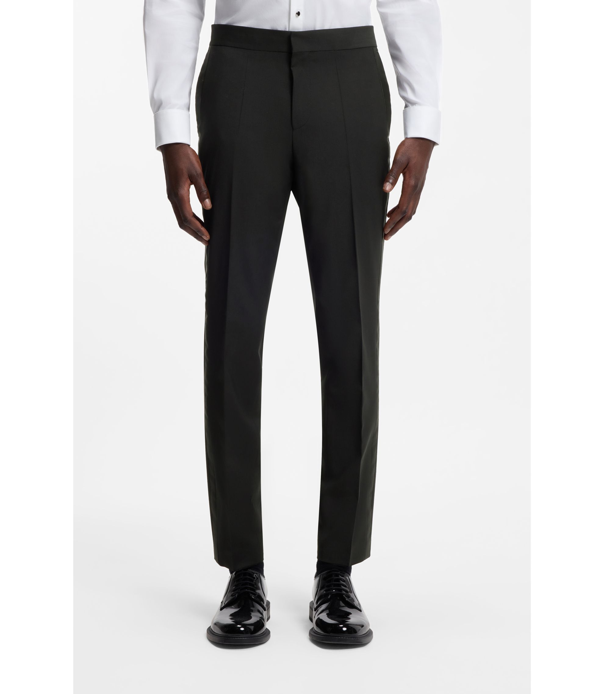 Extra Slim-Fit Hose aus einem Stretch-Woll-Mix