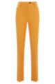 Regular-fit boot-cut trousers in stretch fabric, Orange