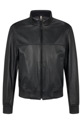 boss jacket leather