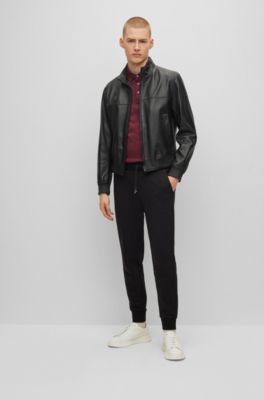 boss jacket leather
