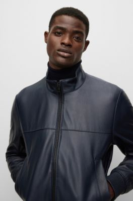 boss jacket leather