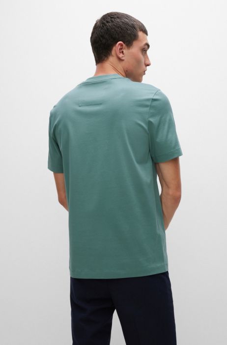 BOSS - en algodón con logo estampado y acabado antisudor