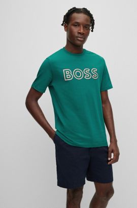 Green Label Large Boss Hugo Boss Roundneck T-Shirt 