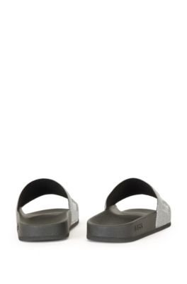 hugo boss slide sandals