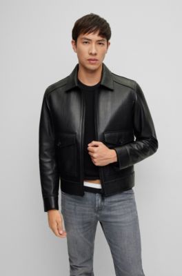 boss leather jackets