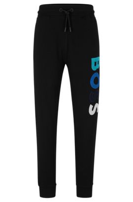 HUGO Baumwolle Relaxed-Fit Shorts aus French Terry mit eingerahmtem Logo in Weiß für Herren und Fitnesskleidung Kurze Jogginghosen Training Herren Bekleidung Sport- 