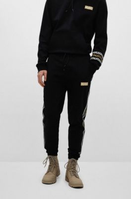 gold hugo boss tracksuit