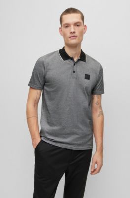 polo shirt dark gray