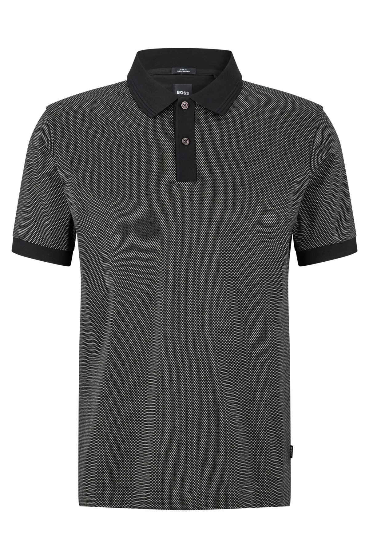 BOSS - Slim-fit polo shirt in mercerised cotton