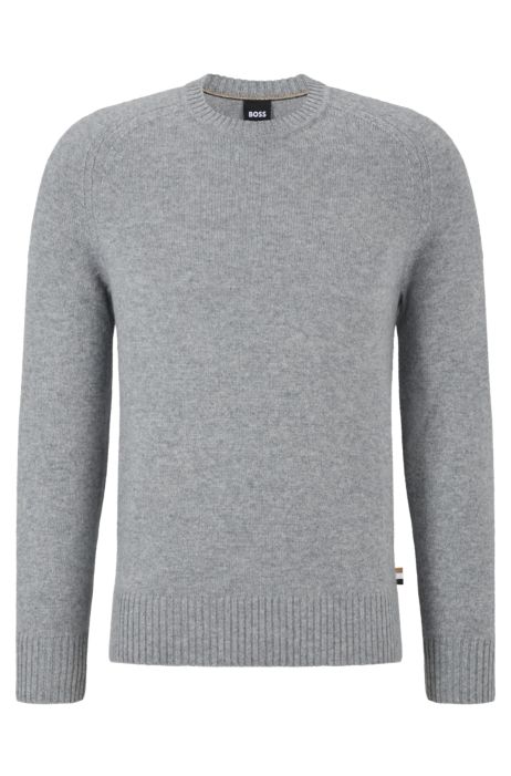 BOSS - Jersey cuello redondo en cashmere