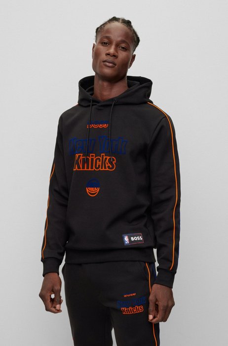BOSS & NBA Kapuzen-Sweatshirt aus Baumwoll-Mix , NBA Knicks