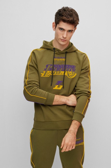 BOSS & NBA cotton-blend hoodie, NBA Lakers
