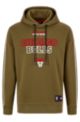 BOSS & NBA Kapuzen-Sweatshirt aus Baumwoll-Mix , NBA Bulls