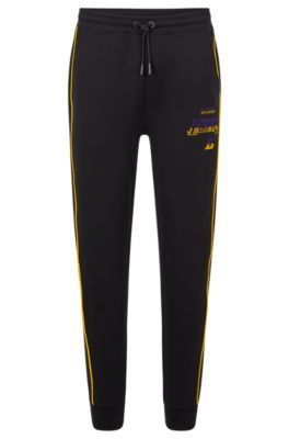 hugo boss black and gold tracksuit bottoms