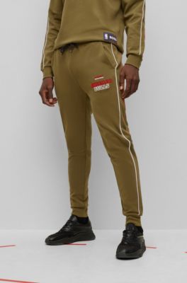 hugo boss khaki joggers