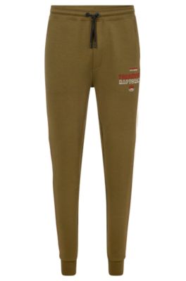 hugo boss khaki joggers
