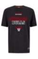 BOSS & NBA stretch-cotton T-shirt, NBA Bulls