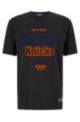 BOSS & NBA T-shirt in cotone elasticizzato, NBA Knicks