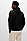 BOSS 博斯抽象印花宽松版型棉质毛圈布连帽衫,  002_Black