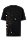 金属质感弧形徽标棉质平纹针织面料 T 恤,  001_Black