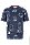 七夕BOSS X PEANUTS联名系列专有艺术风图案棉质提花 T 恤,  404_Dark Blue