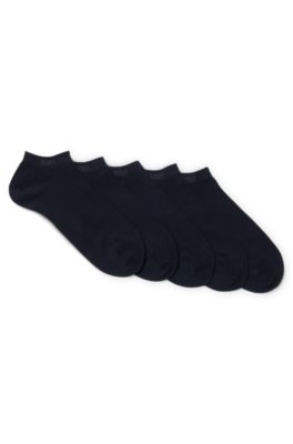 BOSS Fivepack of ankle socks in a cotton blend