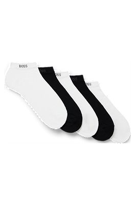 2 Pares de Calcetines de Cinco Bajo para Hombre Mujeres, Calcetines para  Botas Tobilleras Deportivas Hugo calcetines unisex de cinco dedos