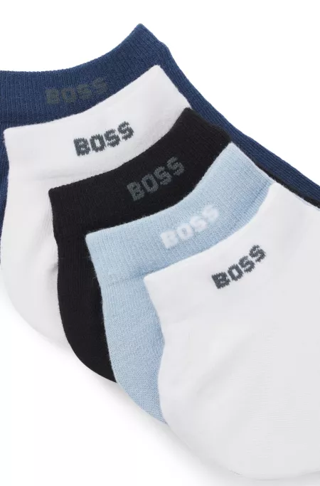 Five-pack of ankle-length socks
