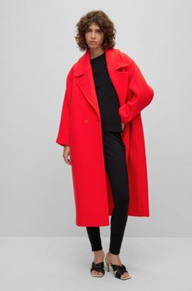 Hugo Boss Abrigo de invierno rojo look casual Moda Abrigos Abrigos de invierno 