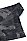 HUGO 雨果BAPE联名合作款品牌标识装饰棉质真丝混纺方巾,  021_Dark Grey