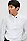 HUGO 雨果徽标饰边弹力棉修身衬衫,  199_Open White