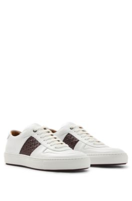 hugo boss white shoes