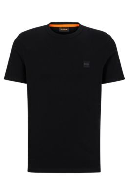BOSS Cottonjersey regularfit Tshirt with logo patch