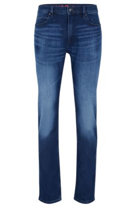 HUGO Synthetisch Extra Slim Fit Pantalon Van Scheerwol in het Blauw voor heren Heren Kleding voor voor Jacks voor Blazers 