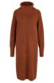 リラックスフィット セータードレス オーバーサイズカラー, ブラウン
